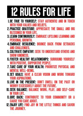 12 Rules For Life