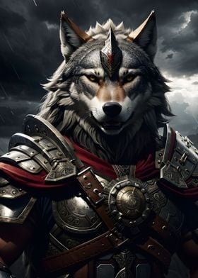 Wolf armor warrior