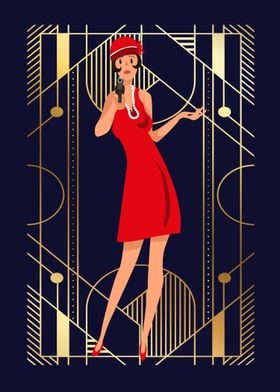 Art Deco poster