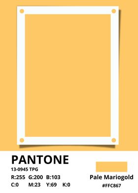 PANTONE Pale mariogold