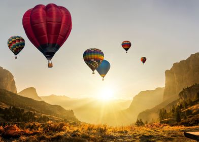 Air balloon festival Italy