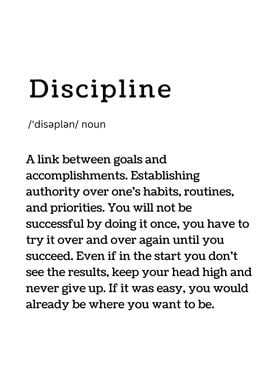 Discipline