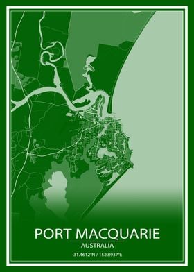 Port Macquarie Green Map