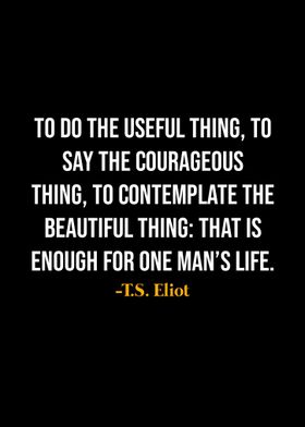 TS Eliot Quotes 