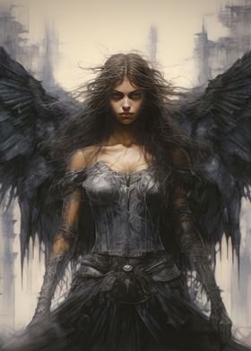 Angels black woman