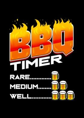 BBQ Timer Funny Barbecue