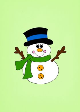 snowman baby cute