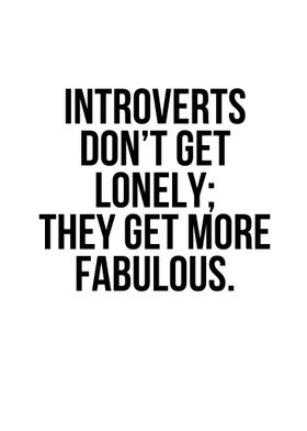 introvert funny quote    