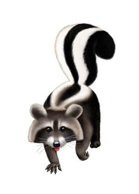 Smelly raccoon 