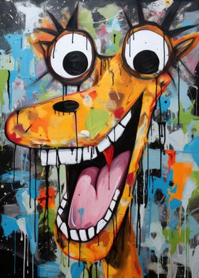 Graffiti StreetArt Giraffe