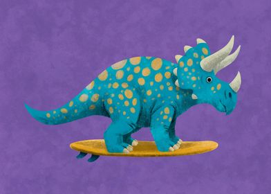 Surfer Triceratops