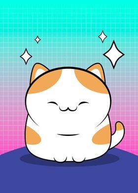 cat cartoon kawaii