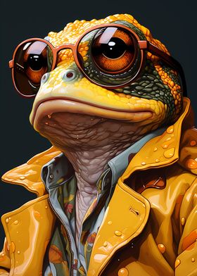 Frog in suit 1