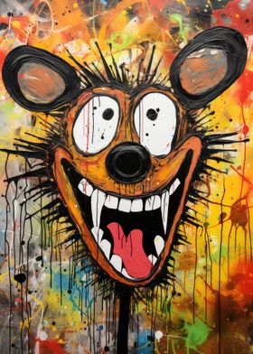 Mouse Graffiti Street Art 