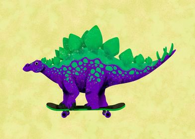 Skater Stegosaurus