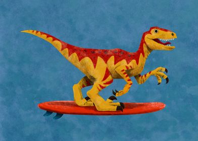 Surfer Velociraptor