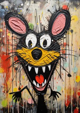Graffiti Street Art Mouse