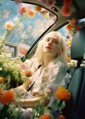 Automobile Flowers Girl