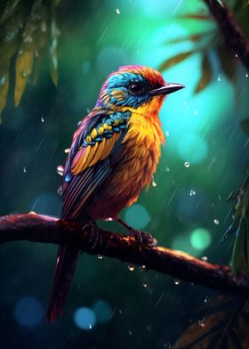 Epic Rainy Kookaburra