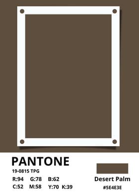 pantone desert palm