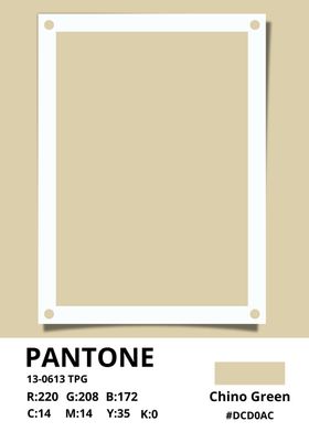 pantone chino green