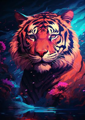 Tiger Abstract