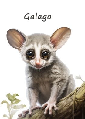 Galago Baby art 