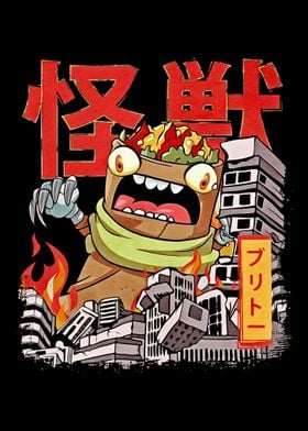 Kaiju Burrito Japanese