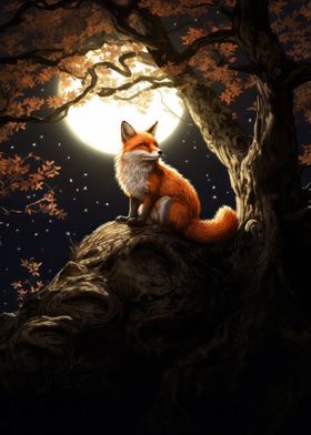 Red Fox in Forest