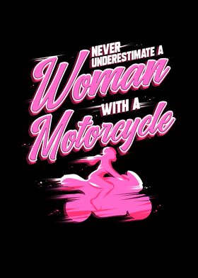 Ladies Motorcycle Girl