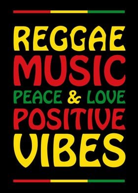 Reggae positive vibes