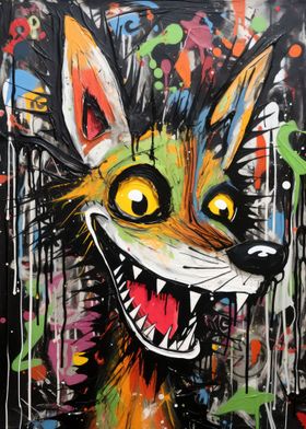 Crazy Fox Street Art