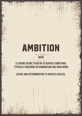 ambition