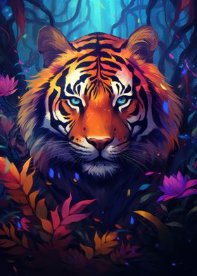 Tiger Abstract