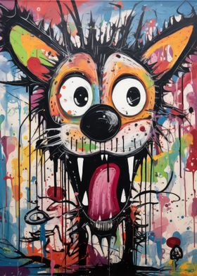 Graffiti Streetart Dog