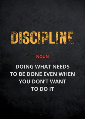 discipline definition art