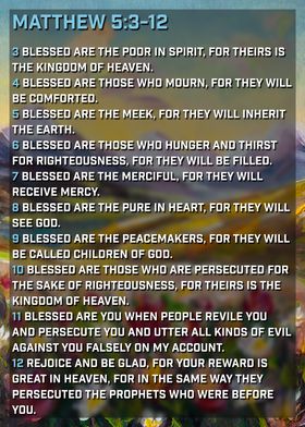 Beatitudes of Matthew vs1