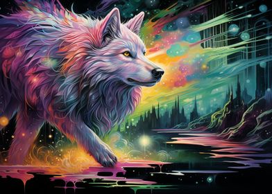 Mystical Wild Wolf