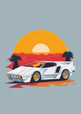 Cars Minimalist VintageArt