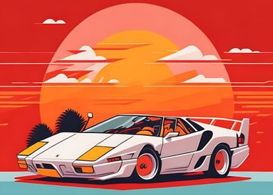 Cars Minimalist VintageArt