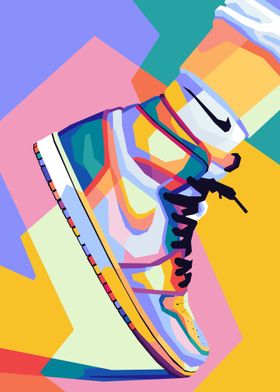 Sneakers In Pop Art