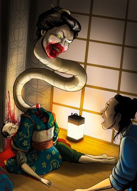 Anime Horror Rokurokubi