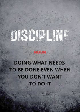 discipline definition 2