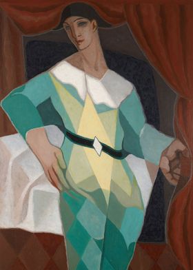 Juan Gris Arlequin 1925