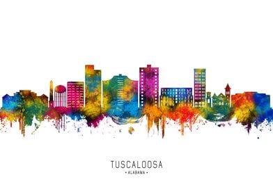 Tuscaloosa Alabama Skyline