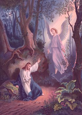Jesus Christ and the Angel