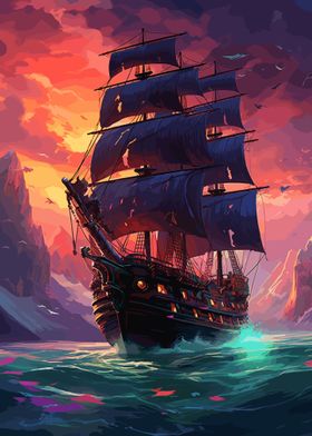 Mysterious Pirate Ship