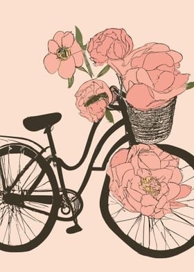 Bike with Flowers