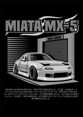 Mazda Miata MX 5 White