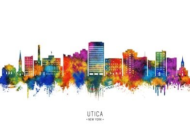 Utica New York Skyline